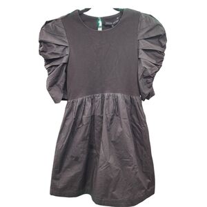 English Factory Black Puff Sleeve Babydoll Dress NWT Size XS(H)